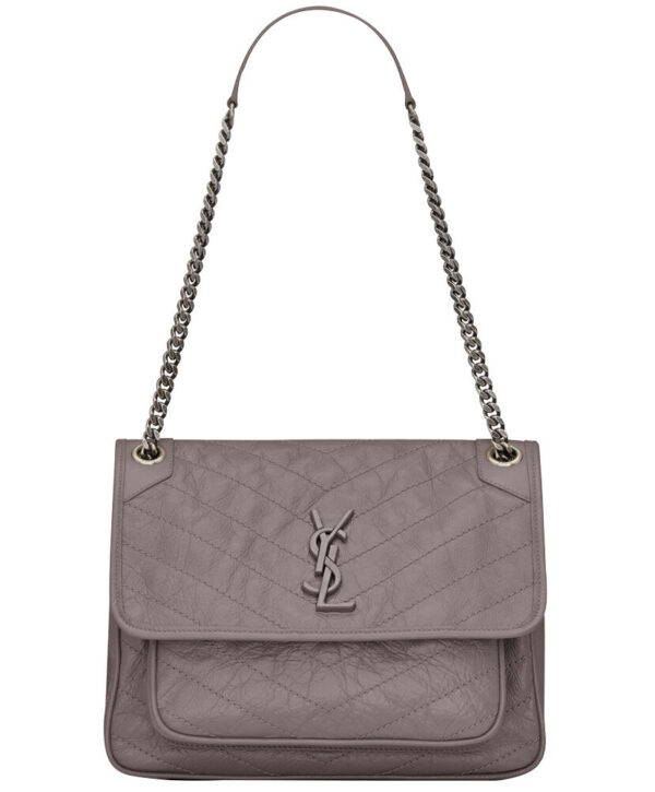 Saint Laurent Large Niki Chain Bag 4988940 Gray