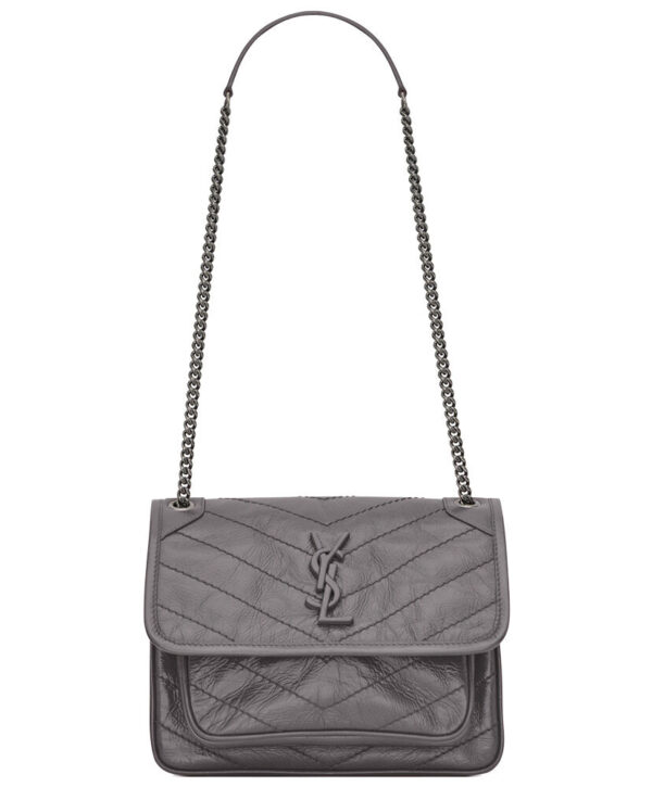 Saint Laurent Baby Niki Chain Bag 5330370 Dark Gray